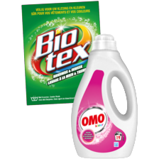 Omo of Biotex wasmiddel